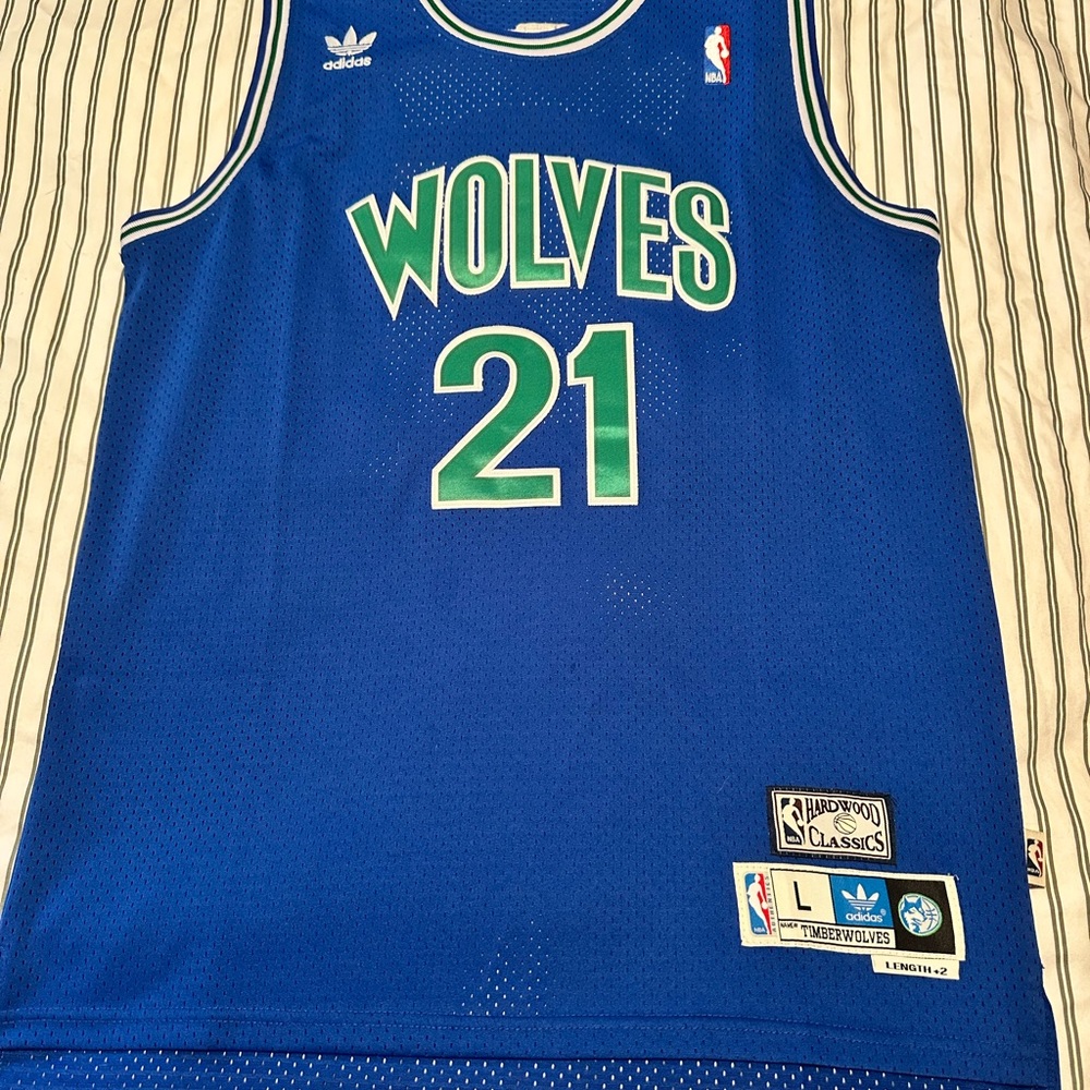 Minnesota Timberwolves Kevin Garnett jersey Adidas - large +2 length